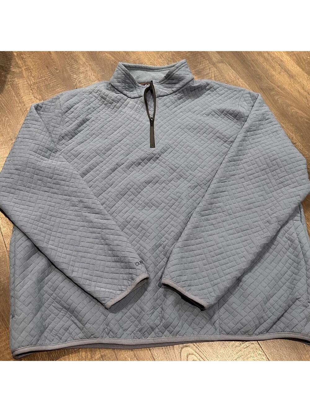 Orvis Men's Blue and Purple Sweatshirt